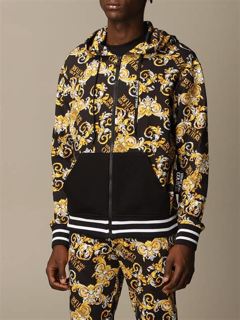 versace sweatshirt herren schwarz